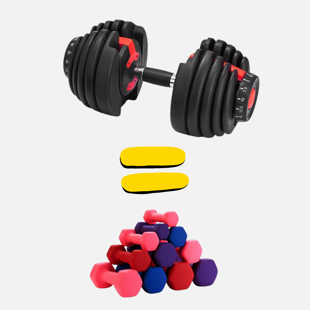 Haltères ajustables